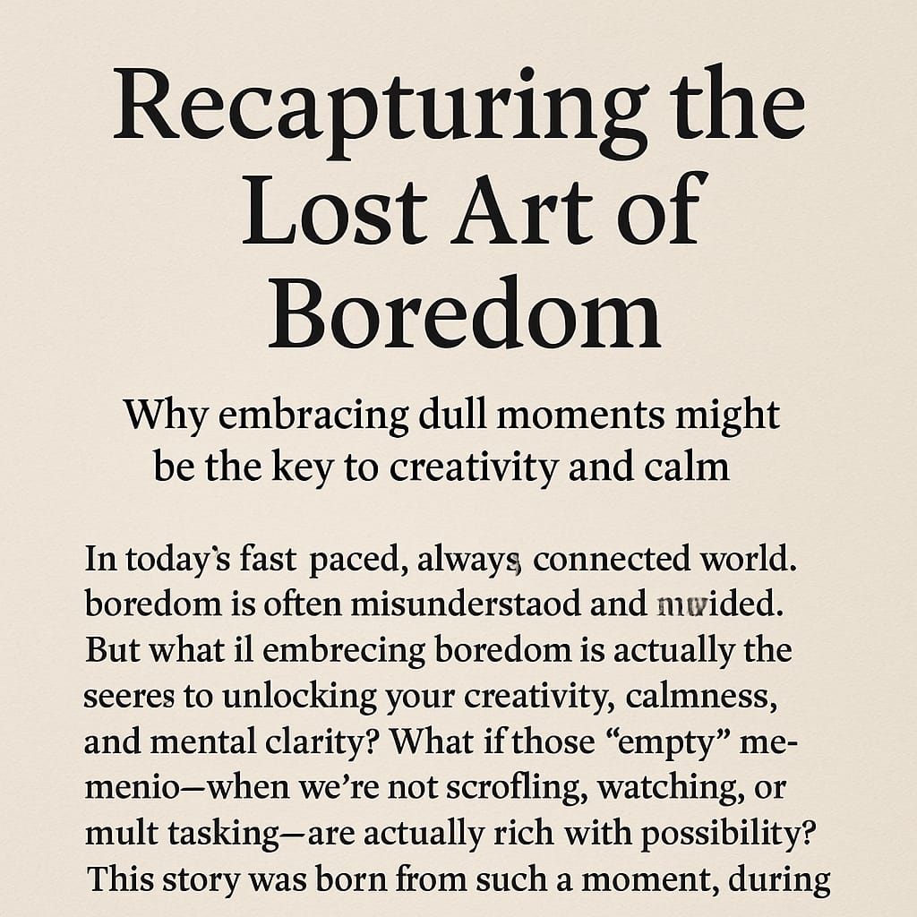 boredom
